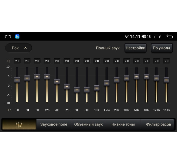 Штатна магнітола Abyss Audio QXR-0241 для Peugeot 208 2012-2019