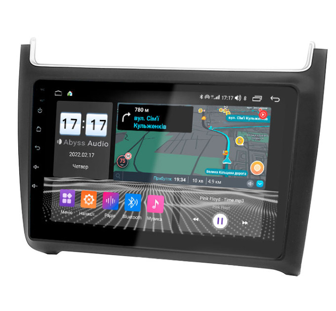 Штатна магнітола Abyss Audio QX-9104 для Volkswagen Polo 2012-2015 2012-2015