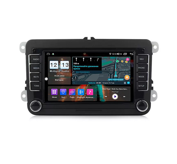 Штатна магнітола Abyss Audio QX-7103 для Volkswagen Passat, Golf, Jetta, Tiguan, Touran, Polo, Amarok, Caddy, T5, T6, Beatle, EOS