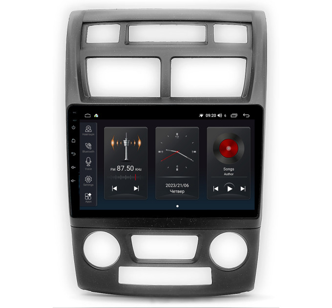 Штатна магнітола Abyss Audio SP-9196 для KIA Sportage（Клімат-контроль） 2004-2010