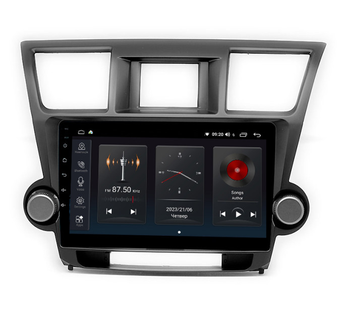 Штатна магнітола Abyss Audio SP-0134 для Toyota Highlander XU40 2007-2014
