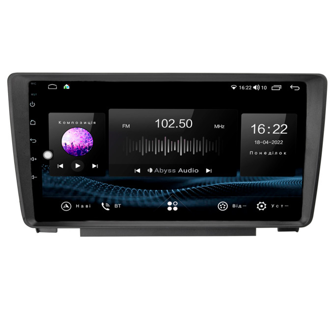 Штатна магнітола Abyss Audio SX-9339 для Skoda Octavia / Yeti 2004-2013