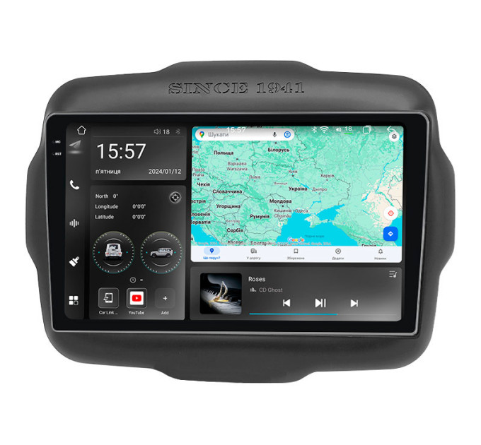 Штатна магнітола Abyss Audio WR-9179 для Jeep RENEGADE 2016-2018