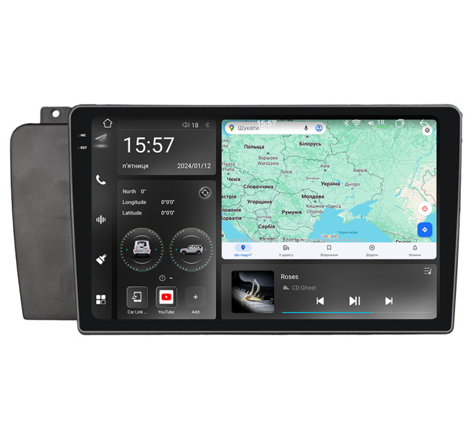 Штатна магнітола Abyss Audio WR-9388 для Volvo S40 / C30 / C70 2006-2012