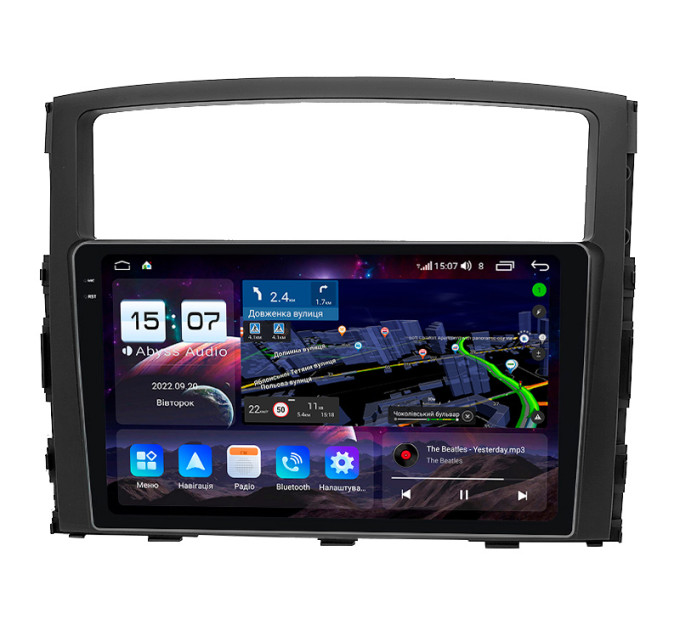 Штатна магнітола Abyss Audio QXR-9247 для Mitsubishi PAJERO 2006-2012