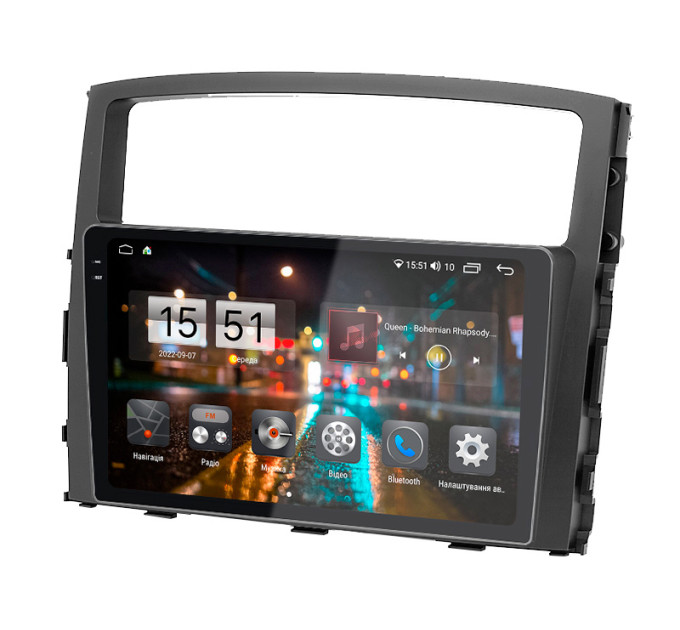 Штатна магнітола Abyss Audio QXR-9247 для Mitsubishi PAJERO 2006-2012