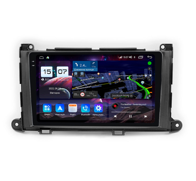 Штатна магнітола Abyss Audio QXR-9158 для Toyota Sienna 2009-2014