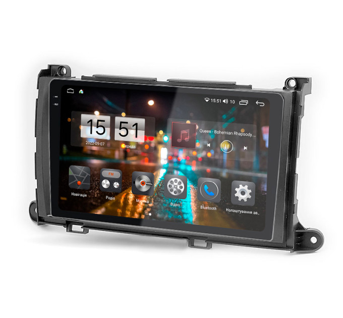 Штатна магнітола Abyss Audio QXR-9158 для Toyota Sienna 2009-2014