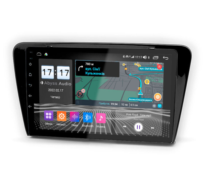 Штатна магнітола Abyss Audio QX-0116 для Skoda Octavia A7 2014-2020