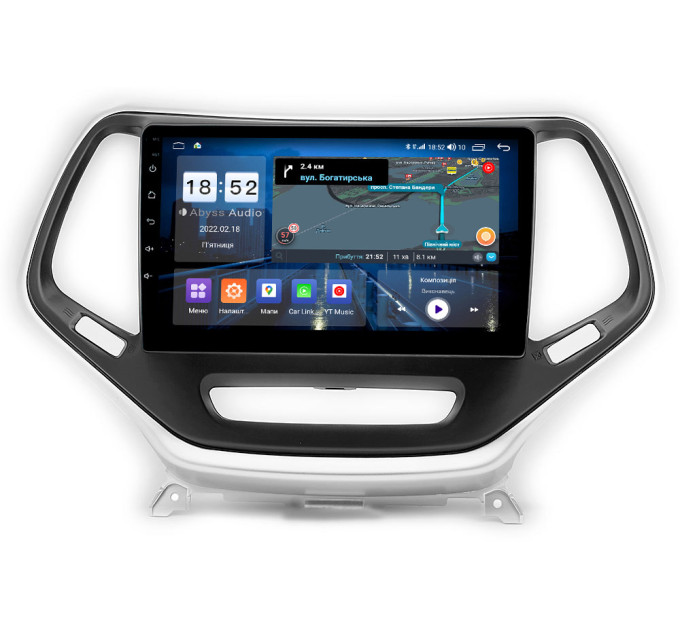 Штатна магнітола Abyss Audio QX-0178 для Jeep CHEROKEE 2016+