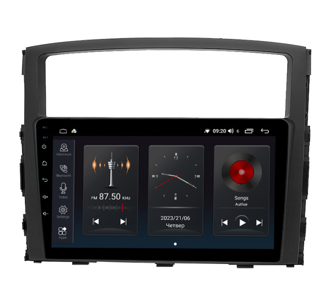 Штатна магнітола Abyss Audio SP-9247 для Mitsubishi PAJERO 2006-2012