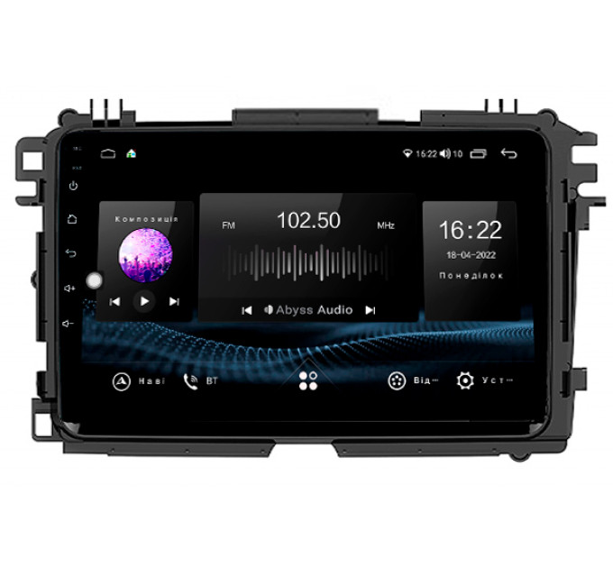 Штатна магнітола Abyss Audio SX-9162 для Honda HRV, VEZEL 2015+