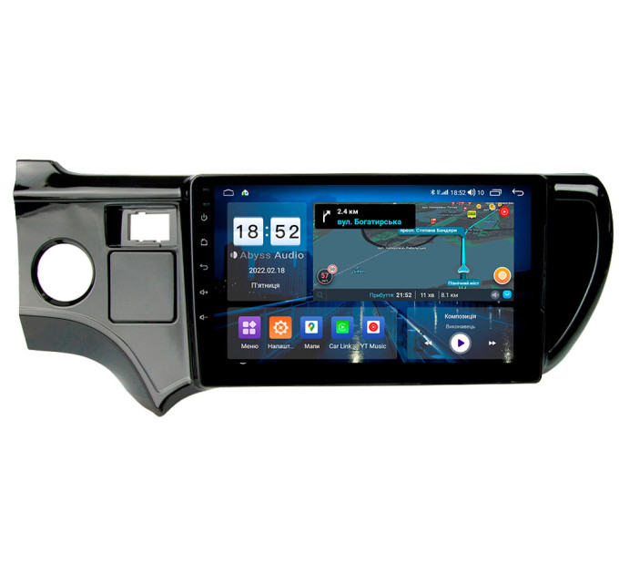 Штатна магнітола Abyss Audio QX-9366 для Toyota Prius C 2012-2014