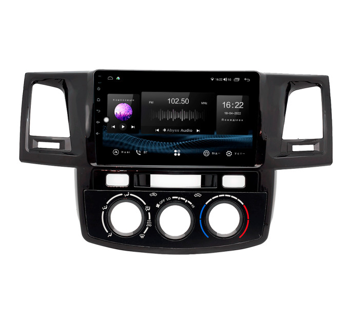 Штатна магнітола Abyss Audio SX-9153 для Toyota Hilux (Клімат-контроль) 2012-2015