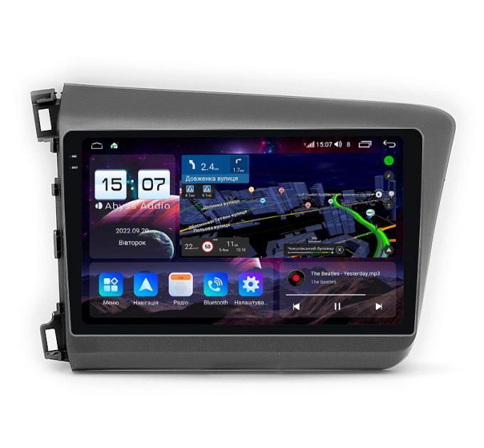 Штатна магнітола Abyss Audio QXR-9160 для Honda CIVIC 2012-2015