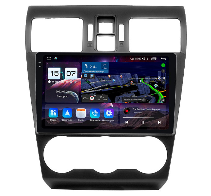 Штатна магнітола Abyss Audio QXR-9265 для Subaru Forester 2013-2015