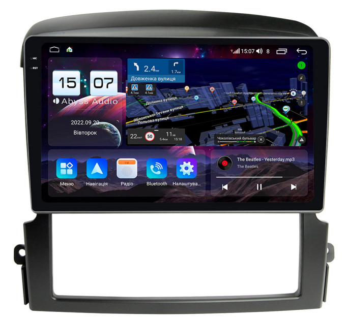 Штатна магнітола Abyss Audio QXR-9296 для KIA Sorento (BL) 2006-2009