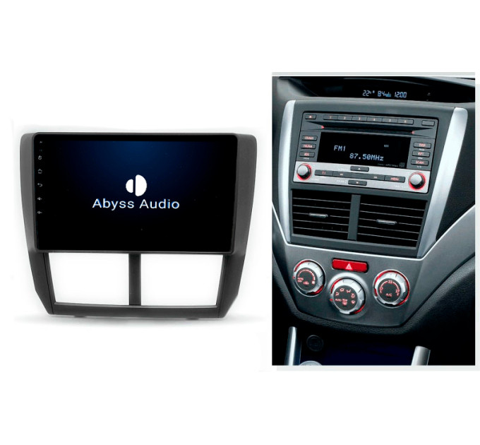 Штатна магнітола Abyss Audio QXR-9352 для Subaru Forester / Impreza 2007-2012
