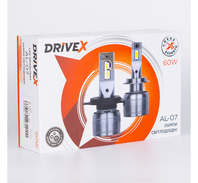 Світлодіодні лампи DriveX AL-07 H3 6000K LED 60W CAN 12V