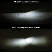 Світлодіодні лампи DriveX AL-02P H4 H/L 5000K LED 36W 12В