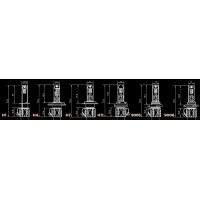 Світлодіодні лампи DriveX AL-10P HB3(9005) 6000K LED 45W 12V
