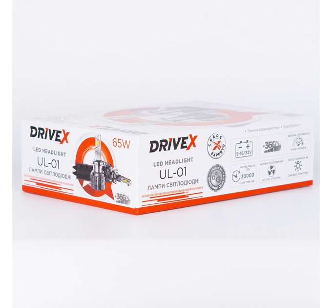 Світлодіодні лампи DriveX UL-01 DELUX 9012 5.5K 65W CAN