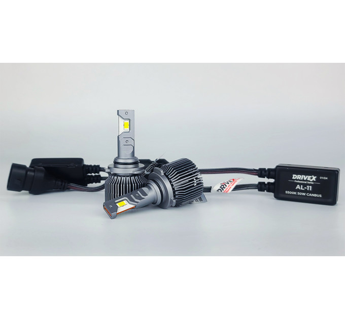Світлодіодні лампи DriveX AL-11 HB3(9005) 5.5K 50W CAN