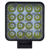 Фара додаткового світла DriveX WL SQ-01 SP 16-48W 85x85mm Серія - робоче світло