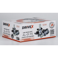 Світлодіодні лампи DriveX AL-01FE H11 6000K 50W 12V 9500Lm LED