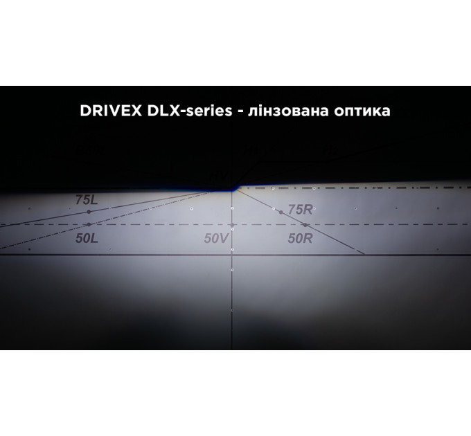 Світлодіодні лампи DriveX D8 DLX NEW series 50W 6000K CAN під штатний блок