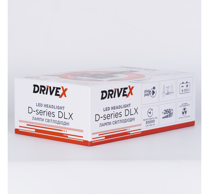Світлодіодні лампи DriveX D8 DLX NEW series 50W 6000K CAN під штатний блок