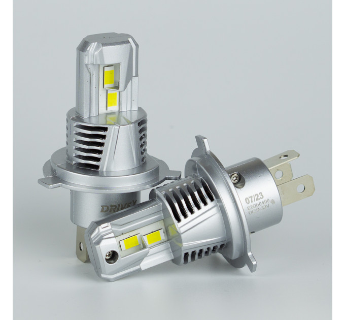 Світлодіодні лампи DriveX ME-07 H4 H/L 6000K 30W 9-32V