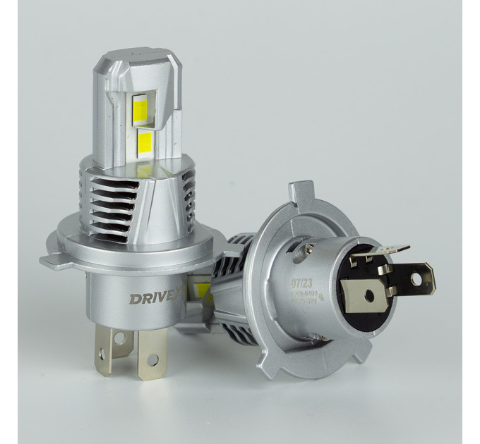 Світлодіодні лампи DriveX ME-07 H4 H/L 6000K 30W 9-32V
