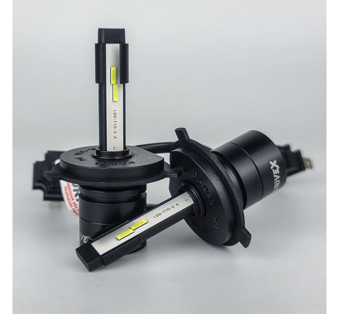 Світлодіодні лампи DriveX PA-03P H4 9-32V 15W 6000K