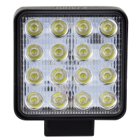 Фара додаткового світла DriveX WL SQ-03 FL 16-48W 107x107mm Серія - робоче світло