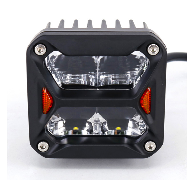 Фара додаткового світла DriveX WL SQ-106 DLX 3" SP+DRL 4L-20W OSR