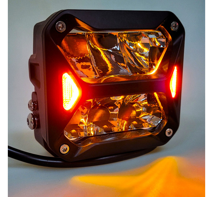 Фара додаткового світла DriveX WL SQ-106 DLX 3" SP+DRL 4L-20W OSR