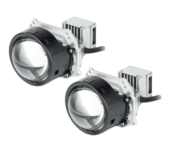 Світлодіодні лінзи DriveX BiLED Amateru 3.0" 52/70W 5500К Dual chip CAN