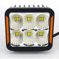 Фара додаткового світла DriveX WL SQ-108 DLX 4" FL+DRL 24L-120W OSR