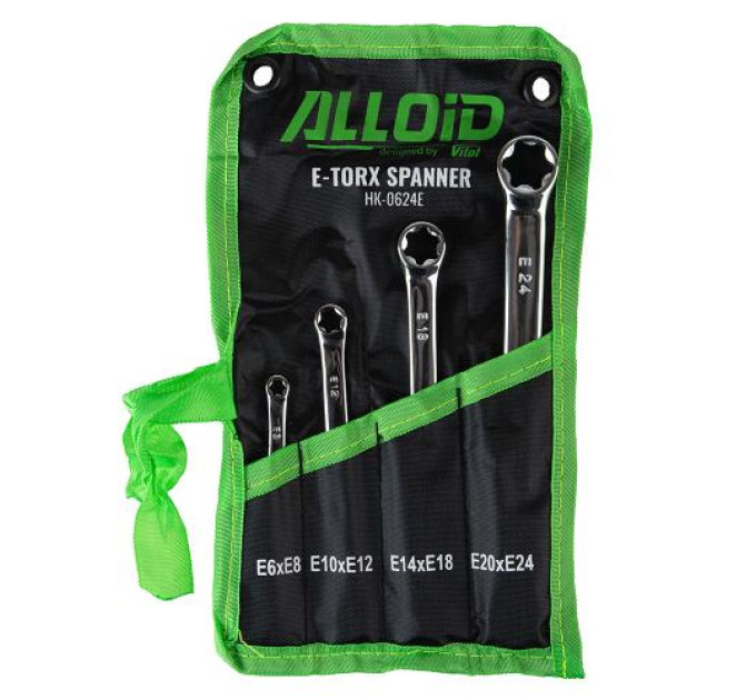 Набір ключів TORX E06xE24 Alloid НК-0624Е