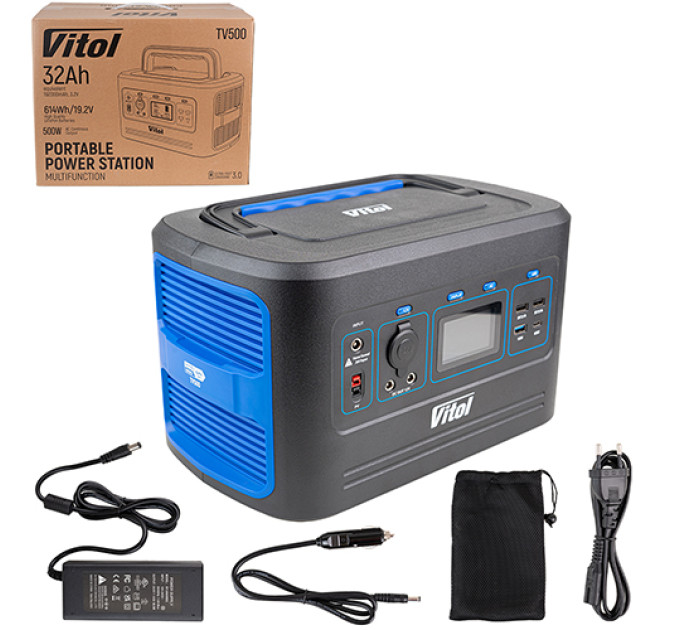 Портативна зарядна станція Vitol TV500