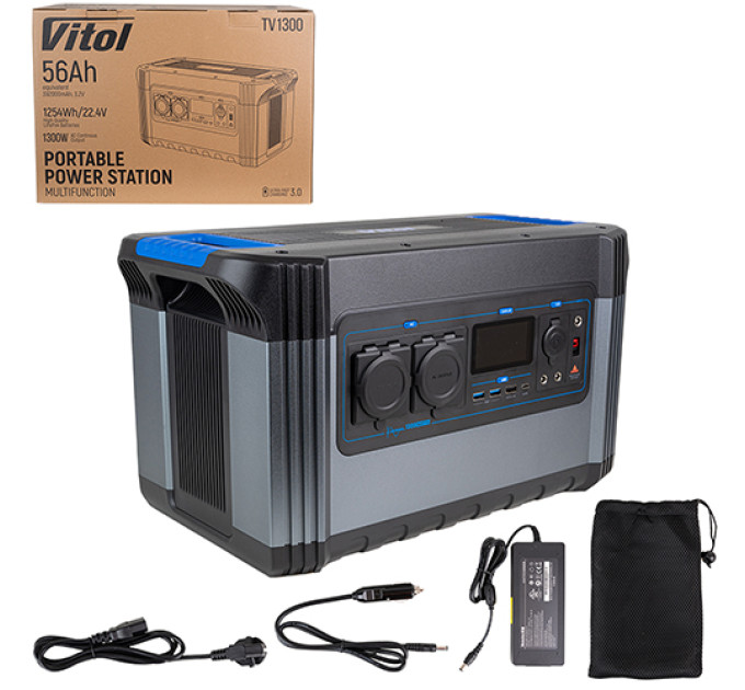 Портативна зарядна станція Vitol TV1300