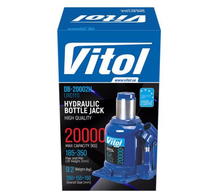 Домкрат Vitol DB-20002H / JX0111