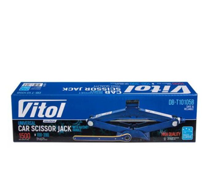 Домкрат Vitol DB-T10103A/ST-105B-1t 1т