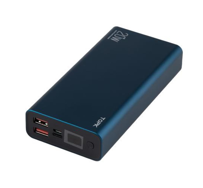 Повербанк TOPK I2006P 20000mAh blue