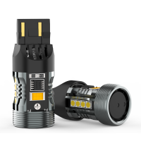 Комплект світлодіодних ламп Infolight T20, 7443 (w21/5w) Canbus Amber+White