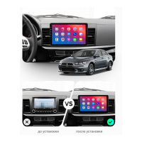 Штатна магнітола EasyGo MS1000-F50 10 inch Mitsubishi Lancer X 2007-2017