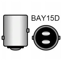 Світлодіодні лампи Infolight P21/4W, BAY15D (1157) White