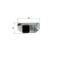 Камера заднього виду Falcon HS8054-AHD Cube Mitsubishi Lancer 2008-2010 / Lancer 2015