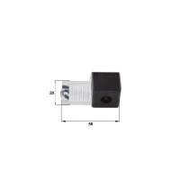 Камера заднього виду Falcon HS8166-AHD Cube Citroen C5 2010-2012